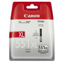 Canon CLI-551GY XL Cartucho de tinta Gris Original 6447B001 275 Páginas 11ml